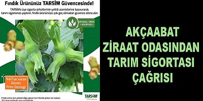 TARIM ÜRÜNLERİNİ SİGORTA  YAPTIRIN , GÜVENCE ALTINA ALIN